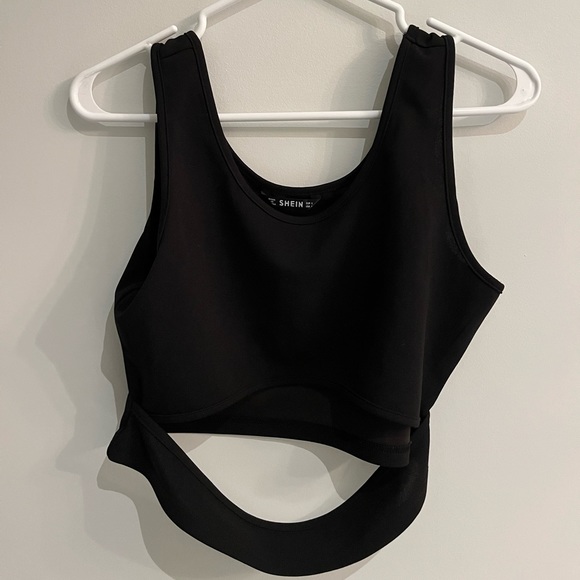 Black cutout SHEIN top - Picture 1 of 1